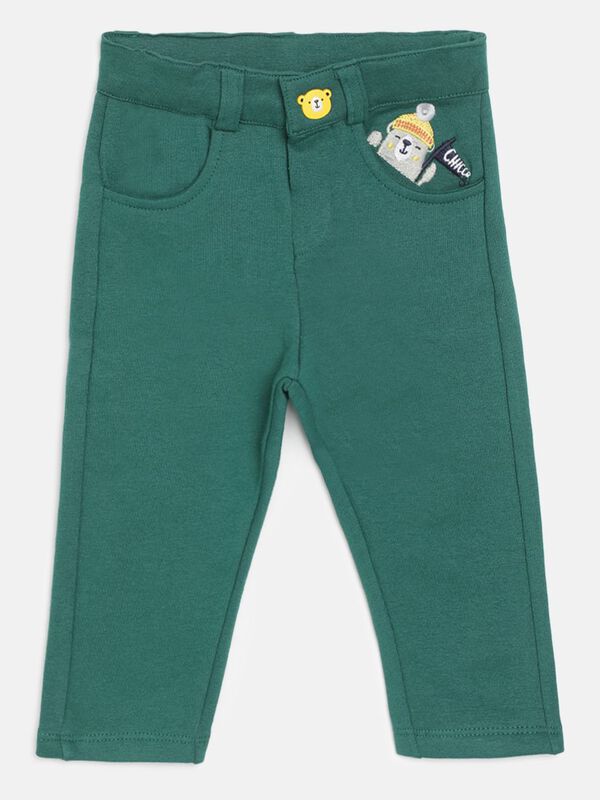 Fleece Long Trousers -Green image number null